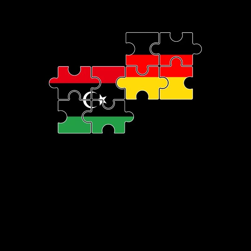 Libya Germany Flag German Libyan
