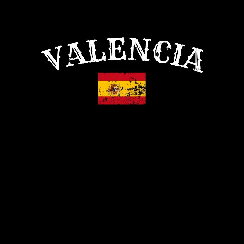 Valencia Vintage Spanien Spanische Flagge Spanier