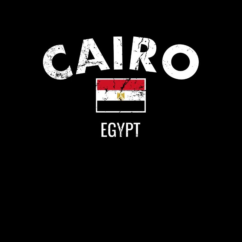 Le Caire Vintage Egypte Egypte Egypte Drapeau Egyptien Egyptien