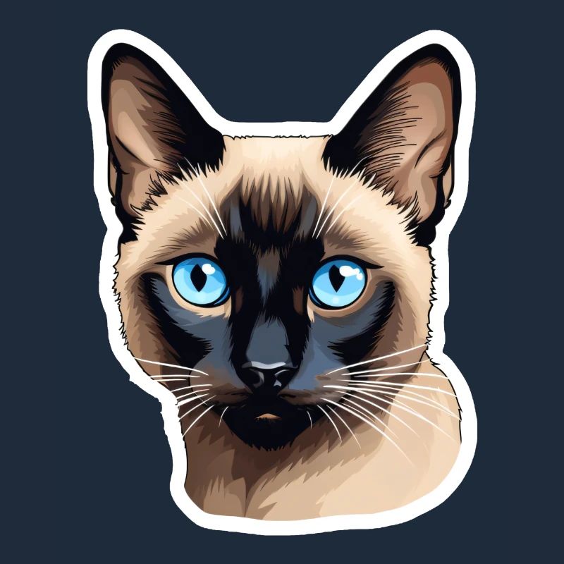 Siamese Cat Head