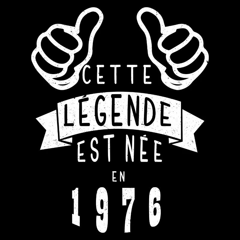 Legend 1976 Authentic 1976 Vintage Bursdag