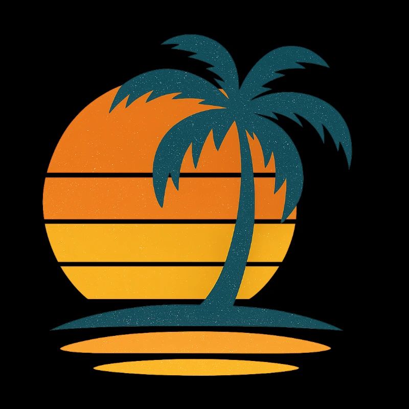 Sail & Sunset – Retro Ocean Calm