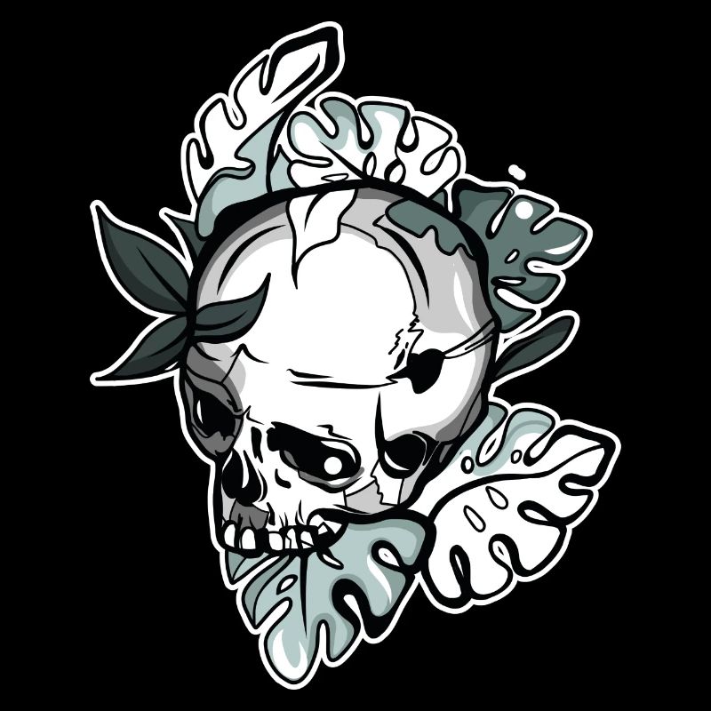 Floral Skull