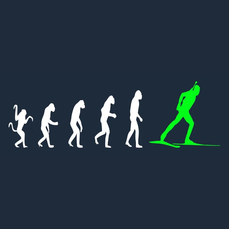 Biathlon Geschenk Evolution