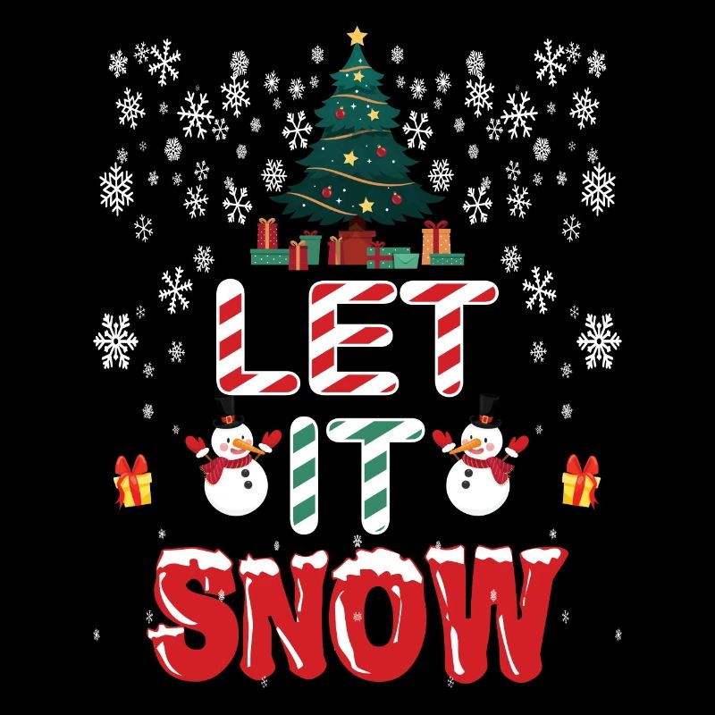 Let It Snow Flocon de neige de Noël