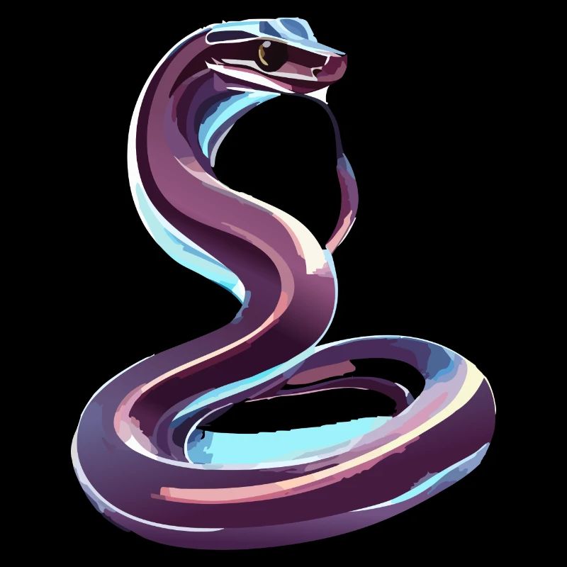 Serpent chromé