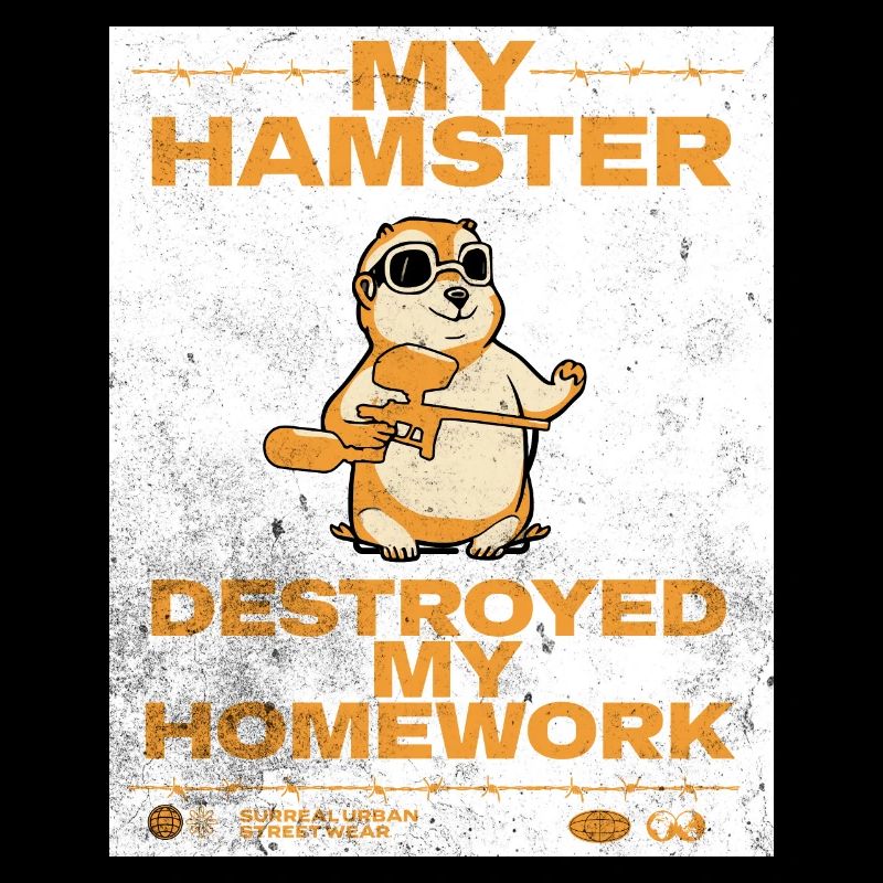 Mon hamster de paintball a détruit mes devoirs