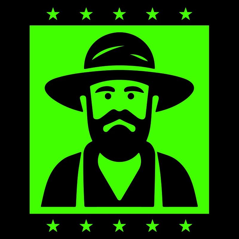 Farmer Farmer Silhouette