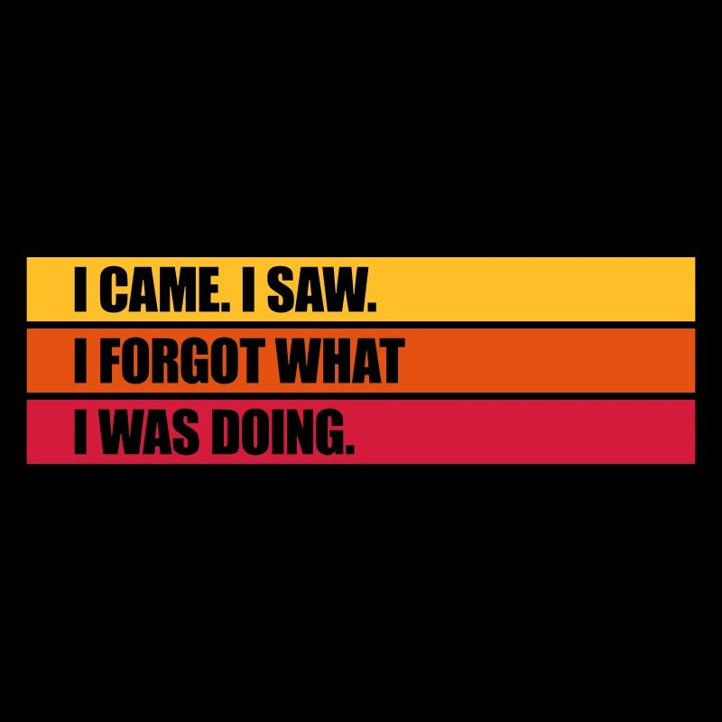 I came saw forget
