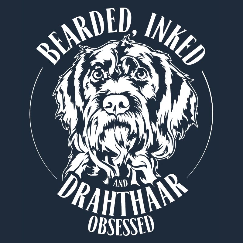Bearded Inked Drahthaar Obsessed Deutsch Drahthaar