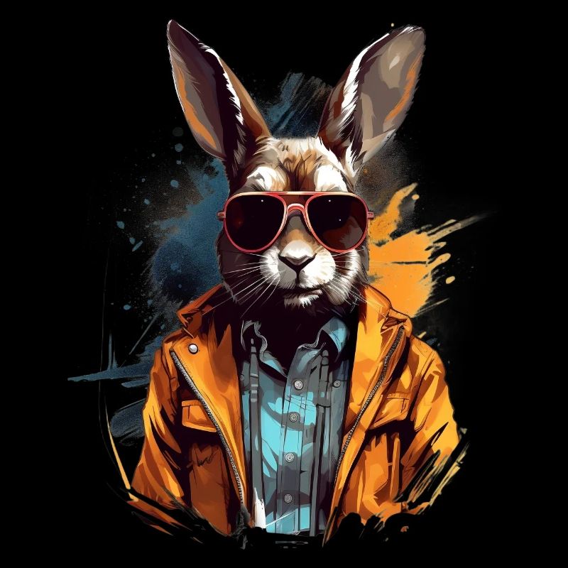 City bouncer rabbit ghost | Rabbit lovers