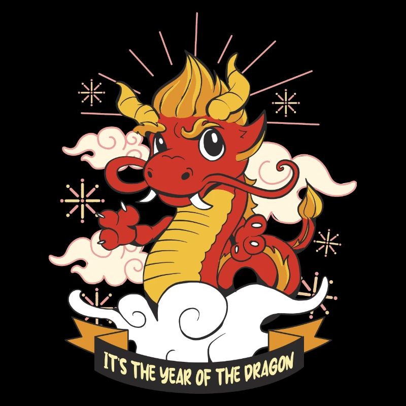Chinesisches Neujahr Drache Vietnam I Geschenk