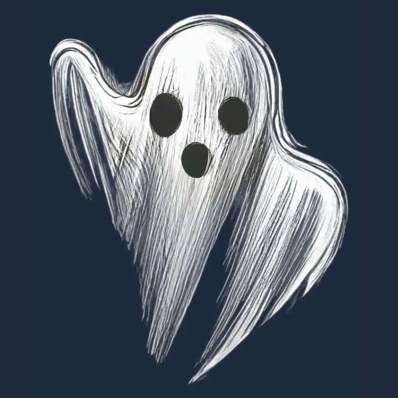 STYLIZED SCARY GHOST