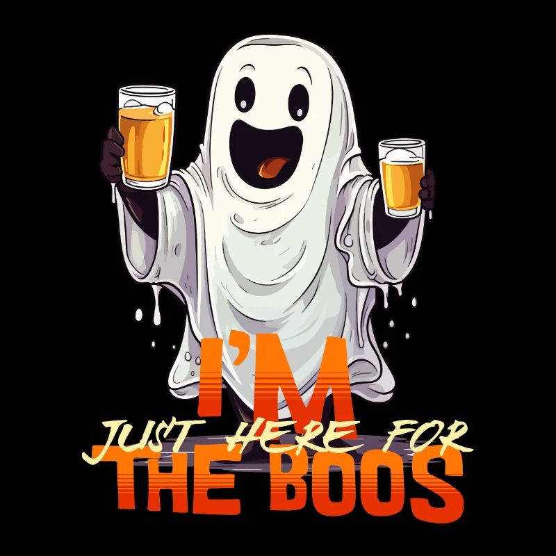 I'm Just Here For The Boos Ghost Beer Alcohol