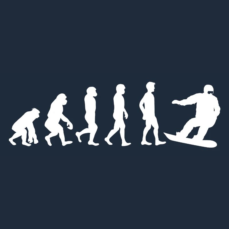 Evolution snowboarder