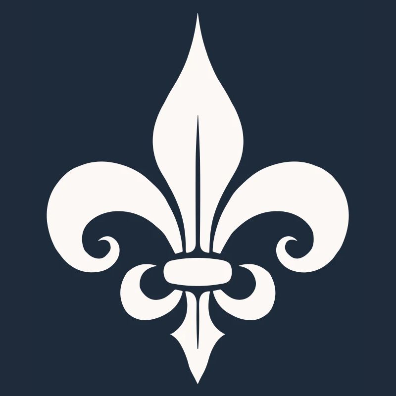 Symbolisches Fleur de Lis-Design