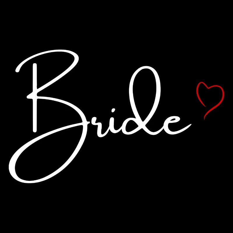 Bride cœur rouge