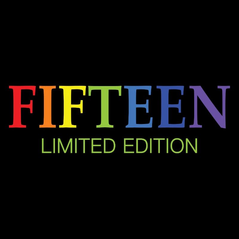 15. Geburtstag Geschenk Regenbogen