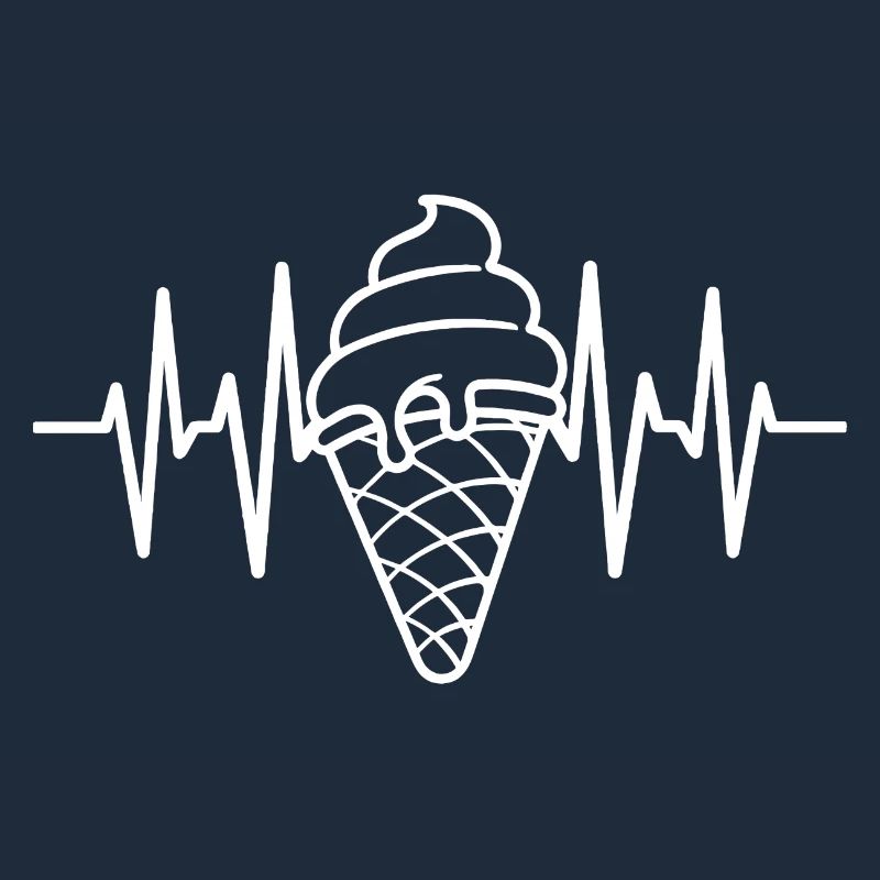 Eiscreme Liebe Eis Herzschlag