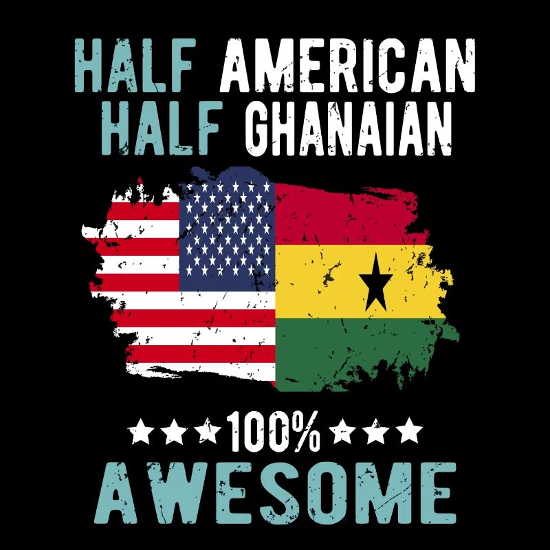 Half American Half Ghanese
