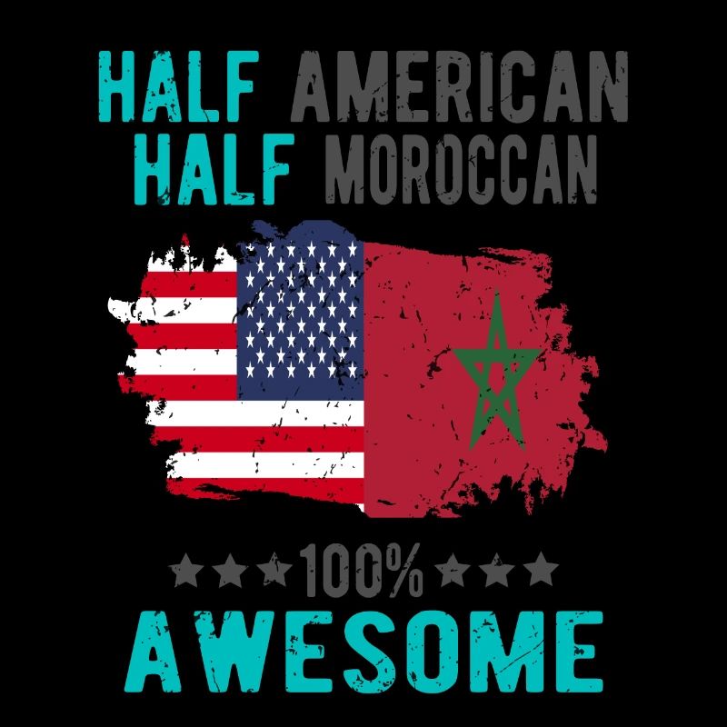 Half American Half Moroccan