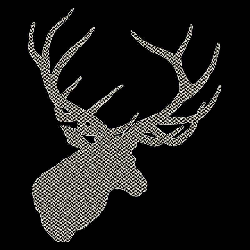 Hirsch mit Muster