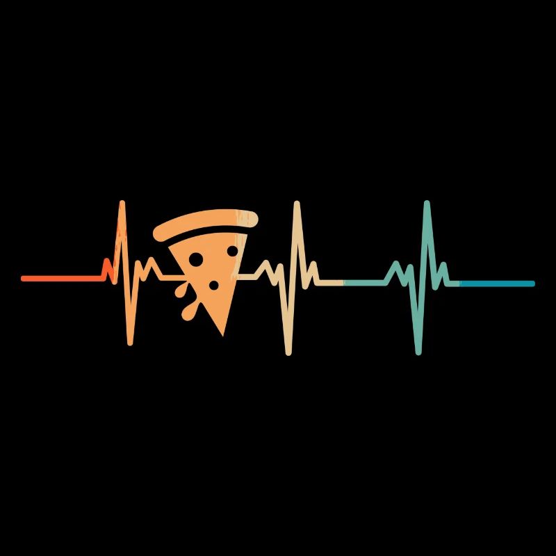 Herzschlag-Pizza