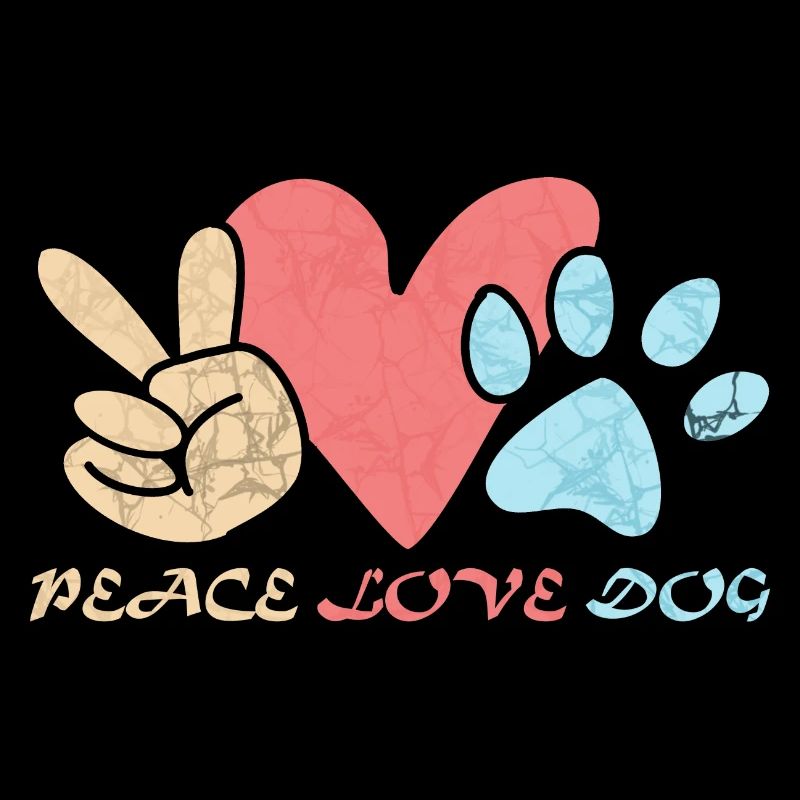 PEACE LOVE DOG