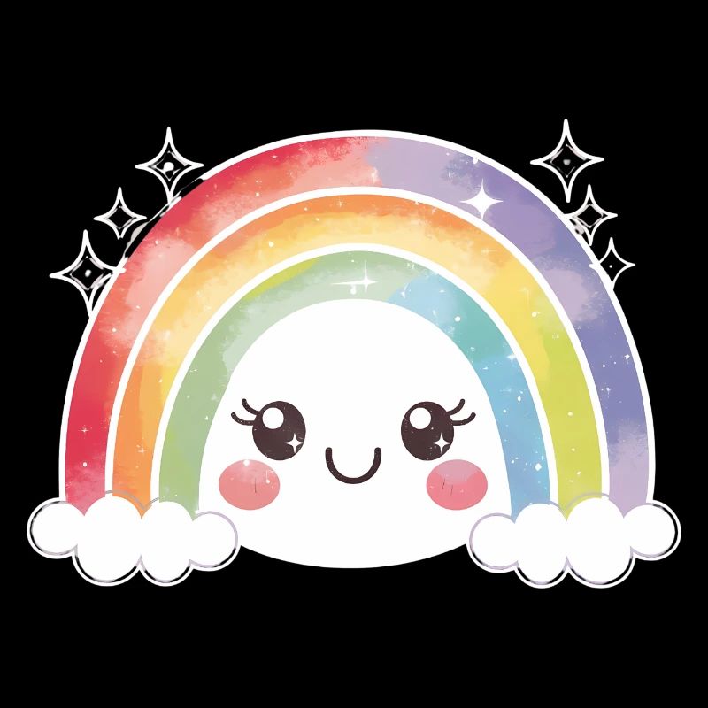 Kawaii Niedlicher Regenbogen
