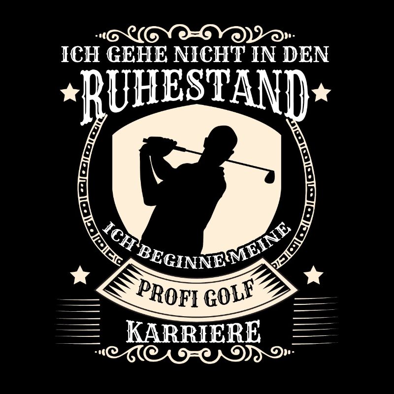 Golf Je ne prends pas la retraite Je deviens pro