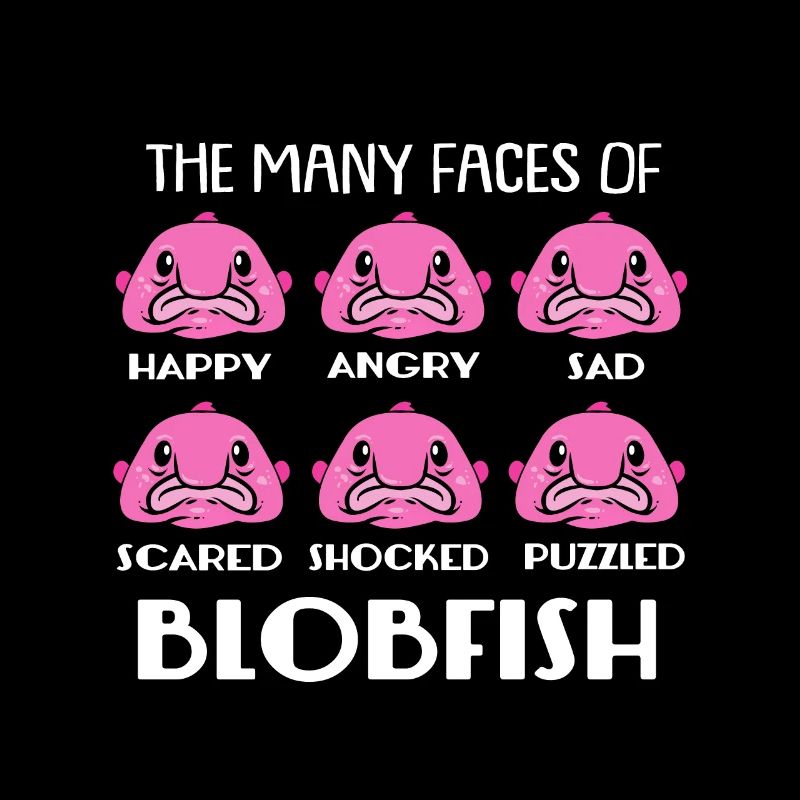 Blobfish Deep Sea Grumpy Cadeau introverti