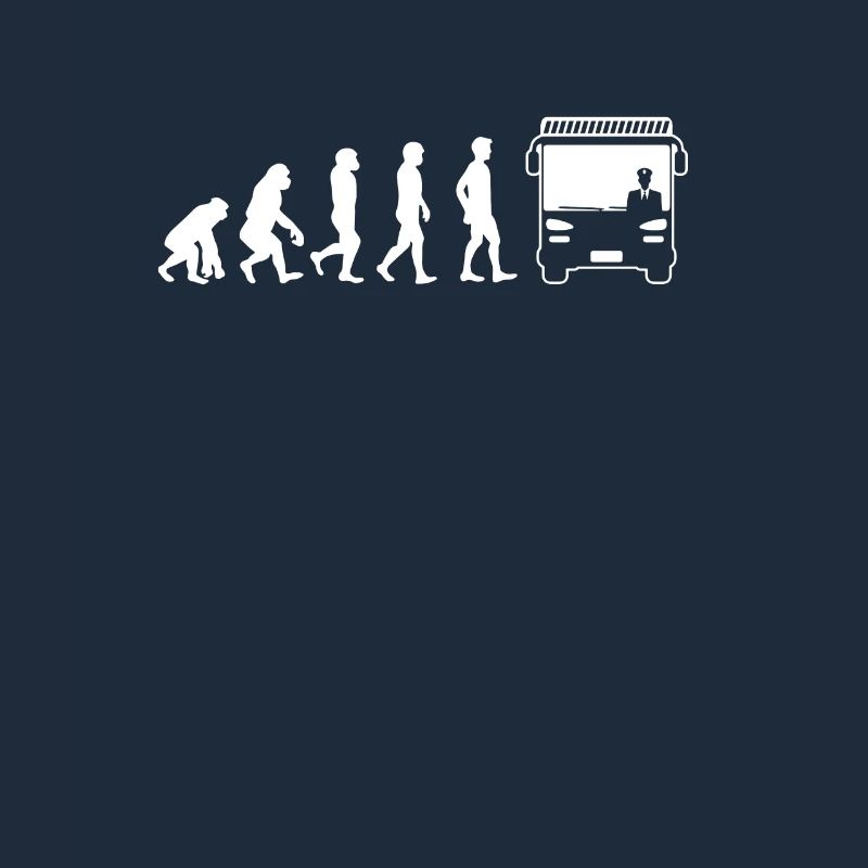 Busfahrer Shirt Evolution Busfahrer