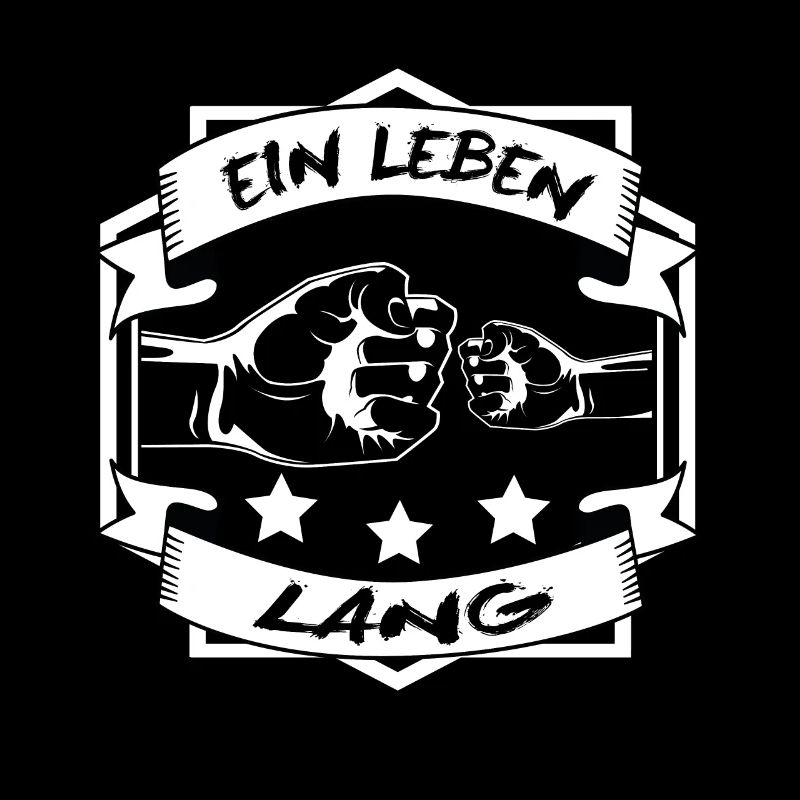 Vater und Sohn - Spruch - Ein leben lang - Fäuste