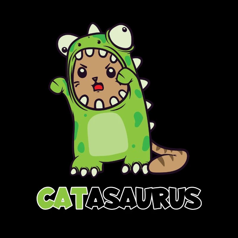 Catasaurus Katze Dino Kostüm Dinosaurier