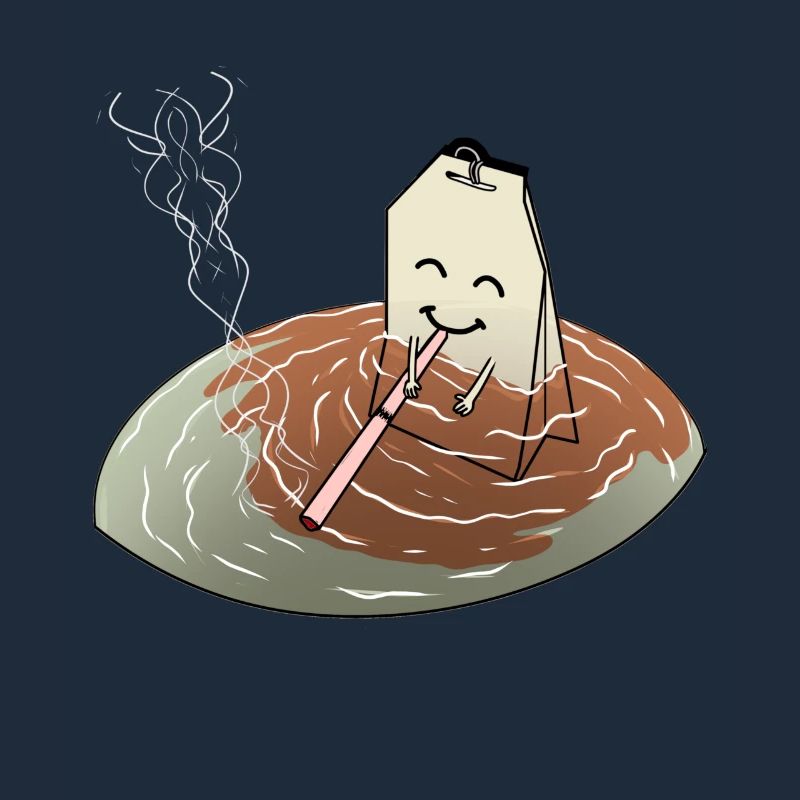 Rauchen Tee Zigarette Joint Kiffen Teebeutel