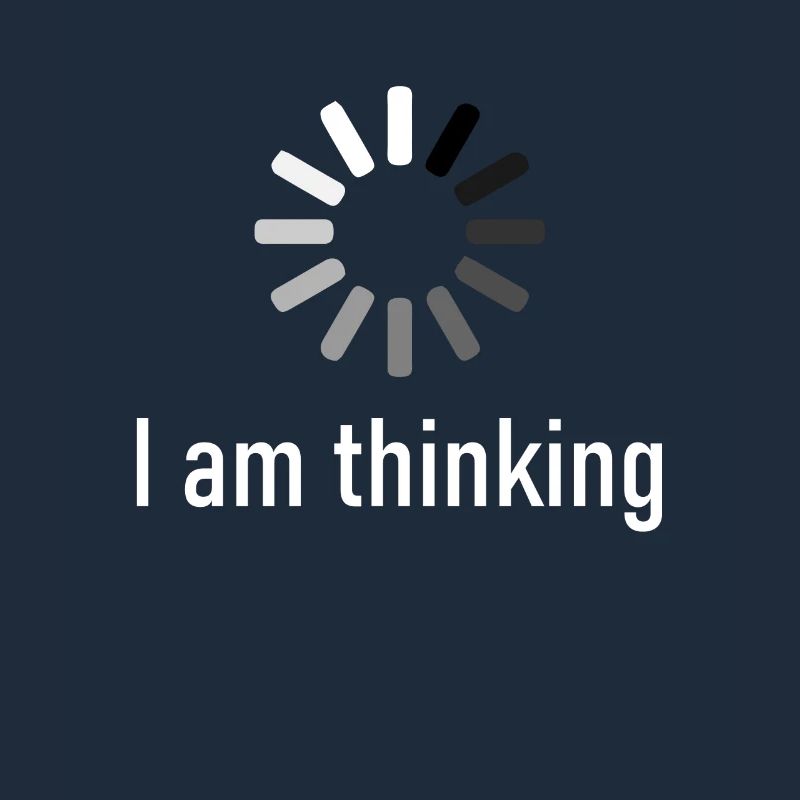 I am Thinking Nerd Geek Admin Geschenk
