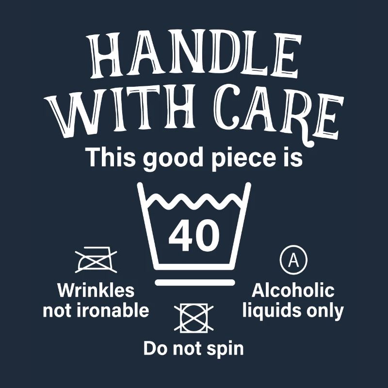 Handle With Care Vierzig Geschenk 40. Geburtstag