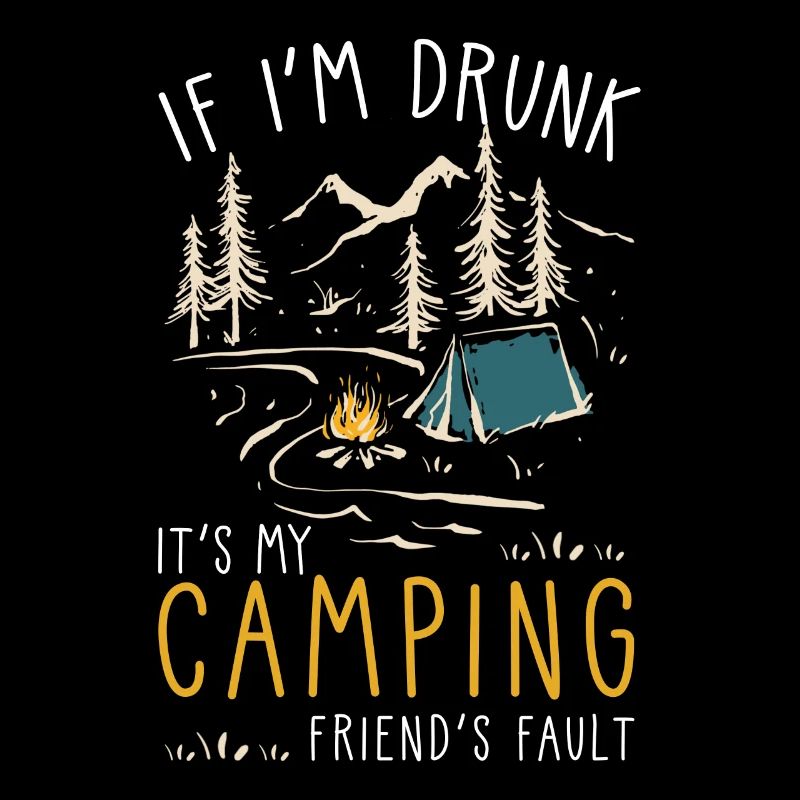 Camping Camper Spruch lustig Geschenk