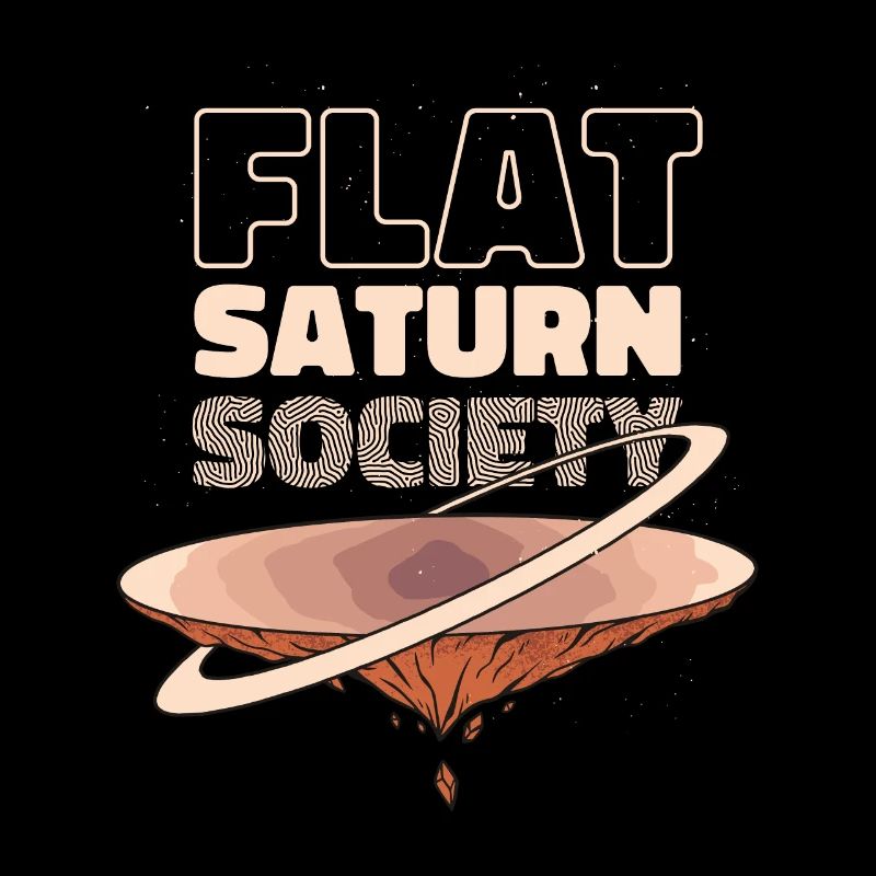 Coole Galaxie Mode flacher Saturn Gesellschaft