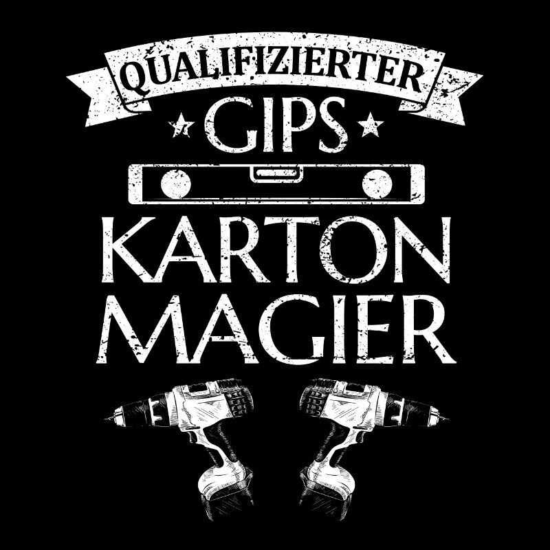 Lustiges Trockenbauer Gips Karton Magier Monteur