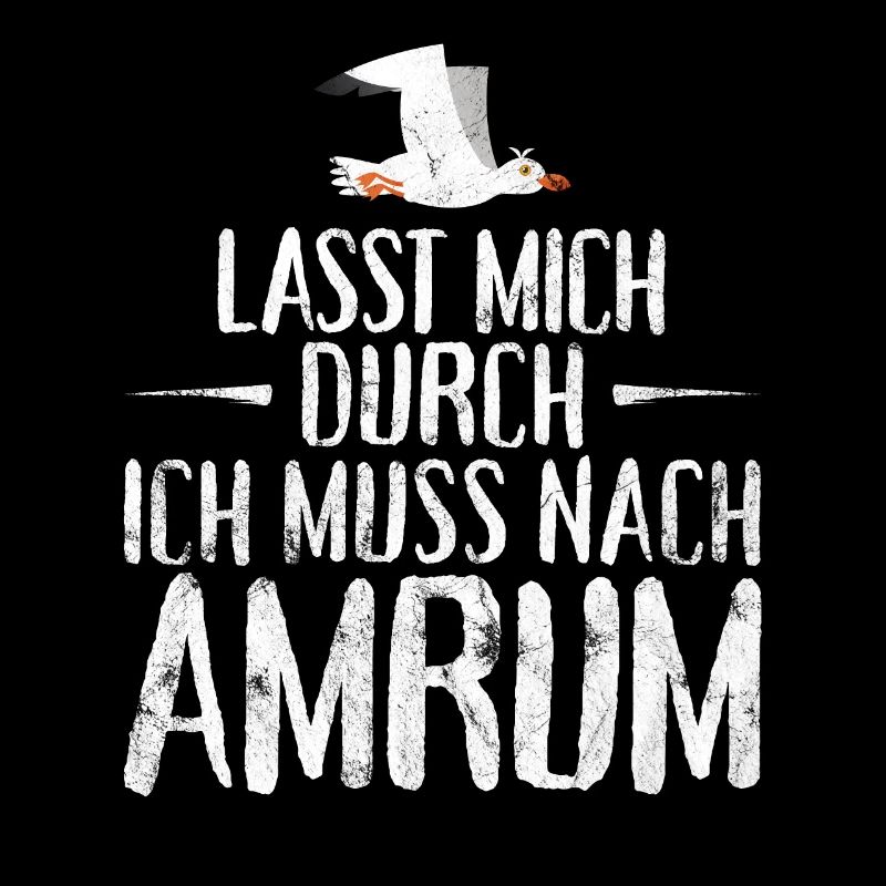 Lasst mich durch ich muss nach Amrum Möwe