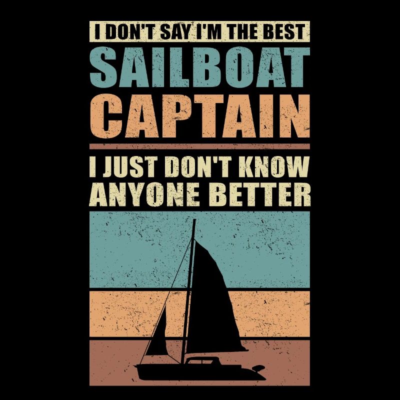 Sailing Sailboat Captain Skipper Sailor Gift