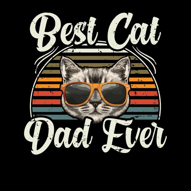 Best Cat Dad Ever Cat Lovers Cats Gift