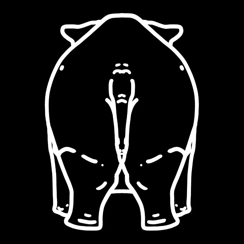 Fesses de rhinocéros