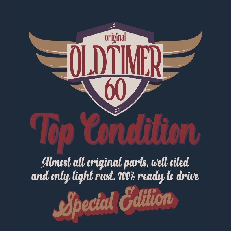 60 years oldtimer top condition 60th birthday