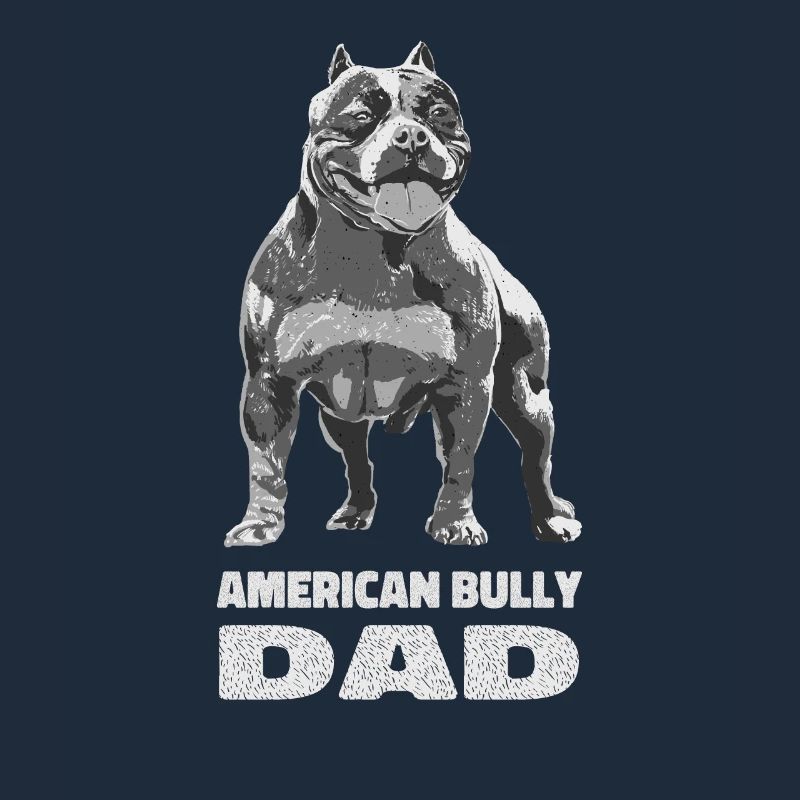 American Bully Dad Hunde Hundebesitzer Geschenk
