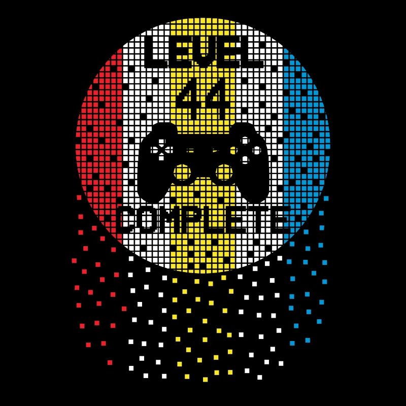 44. Geburtstag Level 44 Complete Pixel Gaming Game