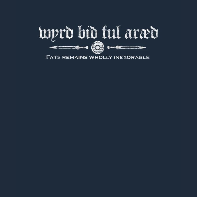 Fate is inevitable - Germanic