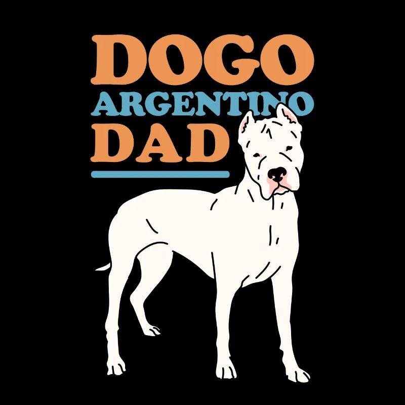 Dogo Argentino Dad Great Dane Gift
