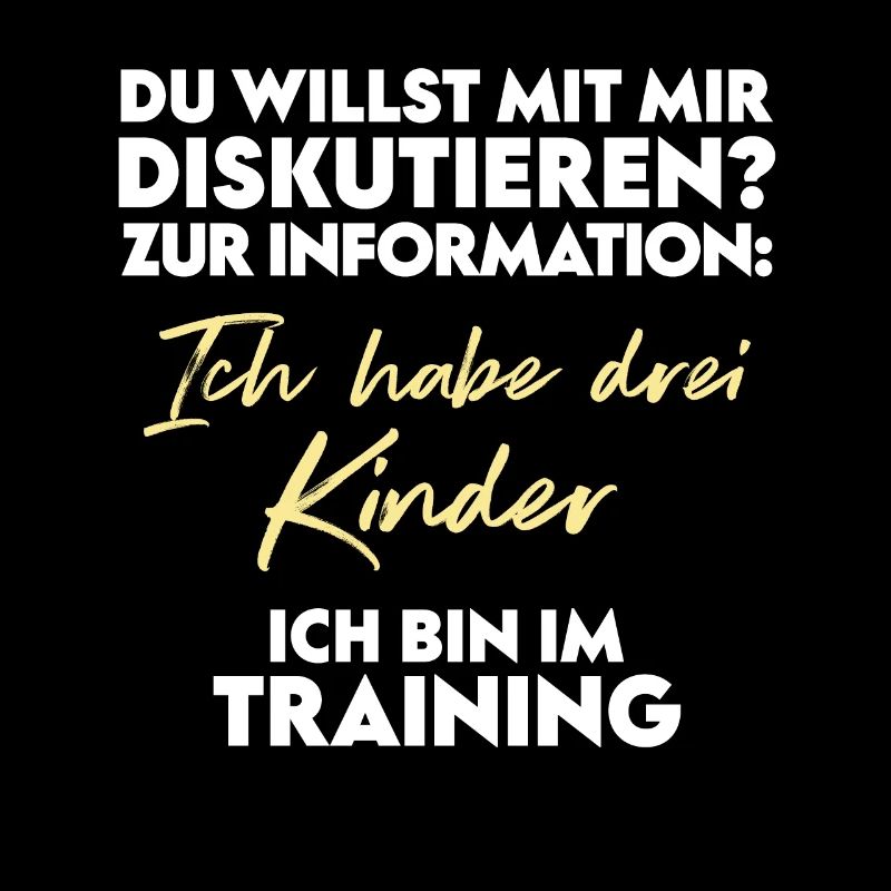 Du willst diskutieren? Vater und Kinder